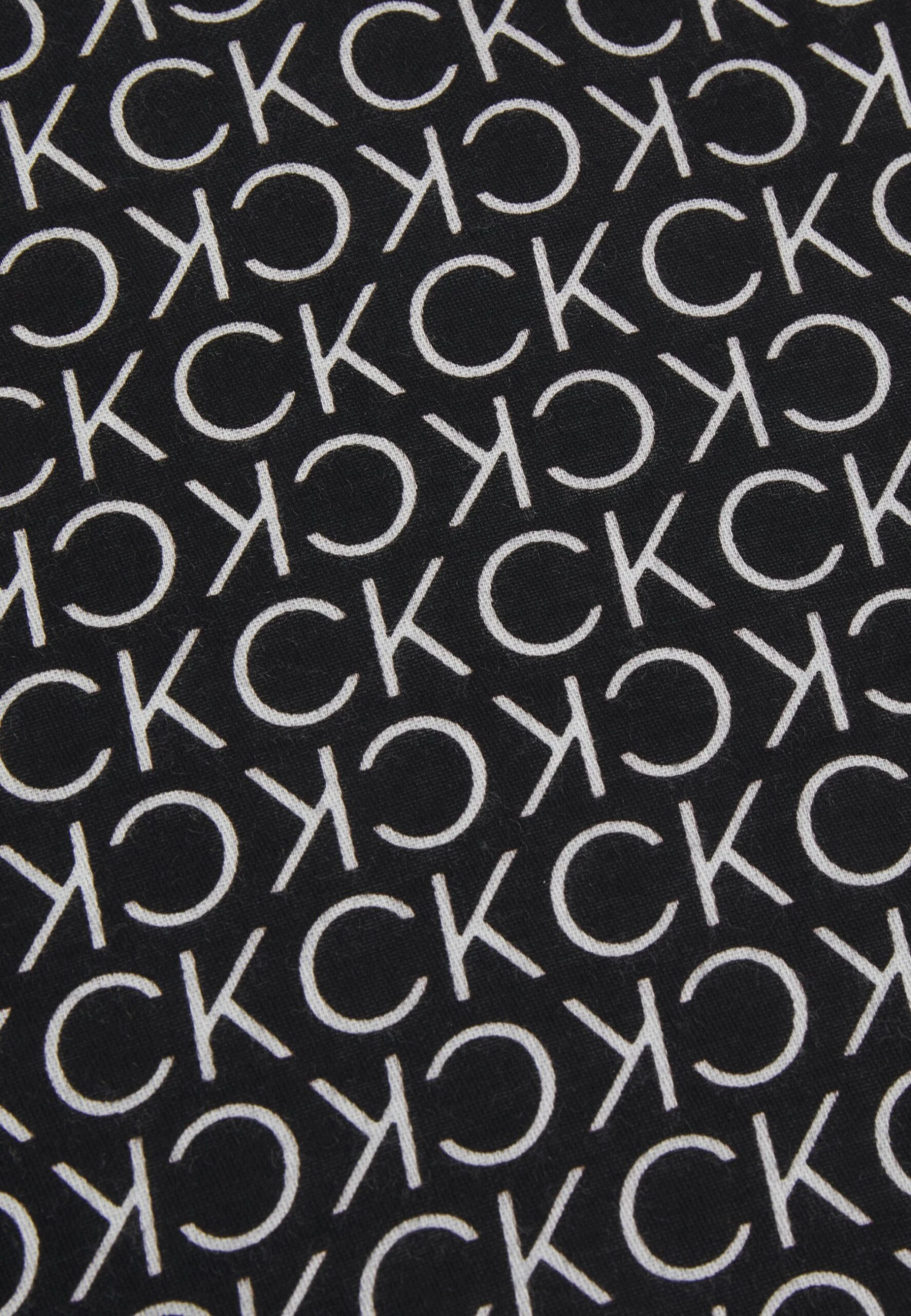 Calvin Klein Geo Minimal Logo Shawl - Sjaal - Black - Afbeelding 2