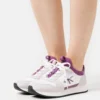 Calvin Klein Jeans Runner Sock Laceup- Sneakers Laag - White/Ghost Grey/Amethyst