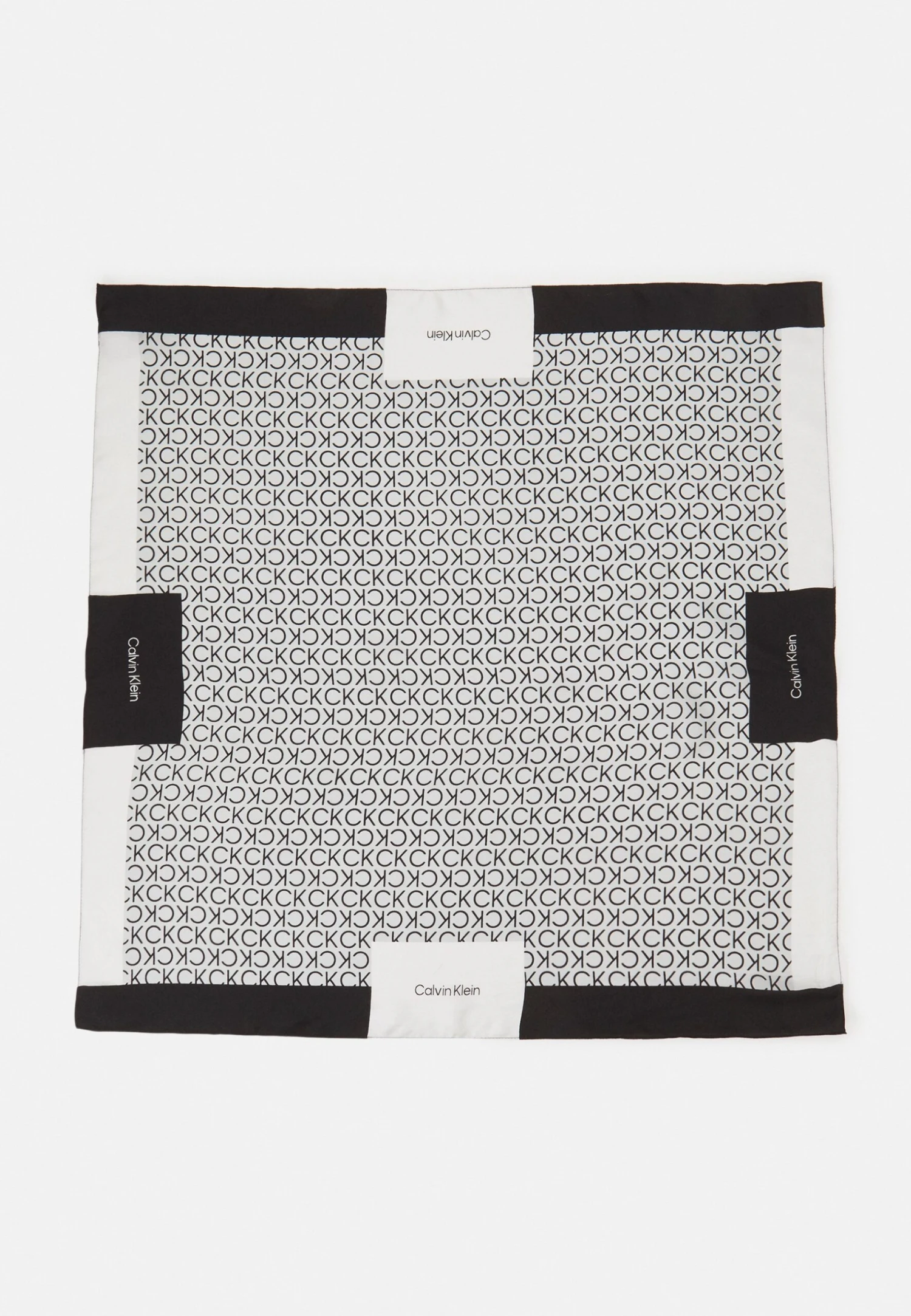 Calvin Klein Geo Minimal Logo Bandana- Halsdoek -Black - Afbeelding 3