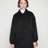 Calvin Klein Jeans Oversized Padded Coach Jacket - Halflange Jas - Black
