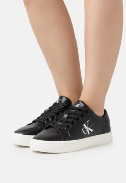 Calvin Klein Jeans Classic Cupsole Laceup - Sneakers Laag - Black/Bright White