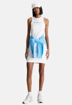 Calvin Klein Jeans Gebreide Jurk - Bianco
