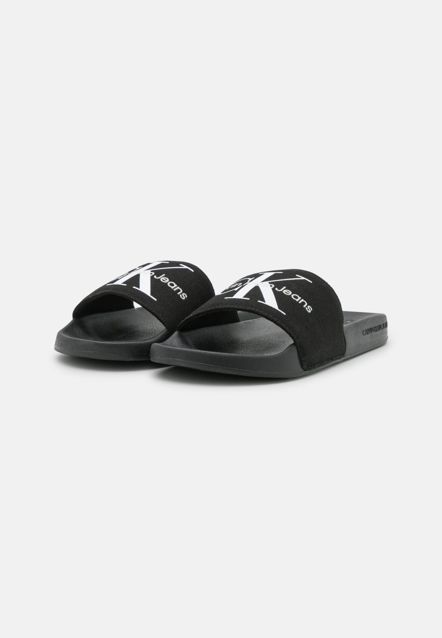 Calvin Klein Jeans Slide Monogram- Badslippers - Black - Afbeelding 3