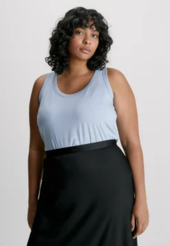 Calvin Klein Plus SizeTank - Top - Blue Chime
