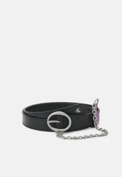 Calvin Klein Jeans Round Classic Belt Chain - Riem - Black