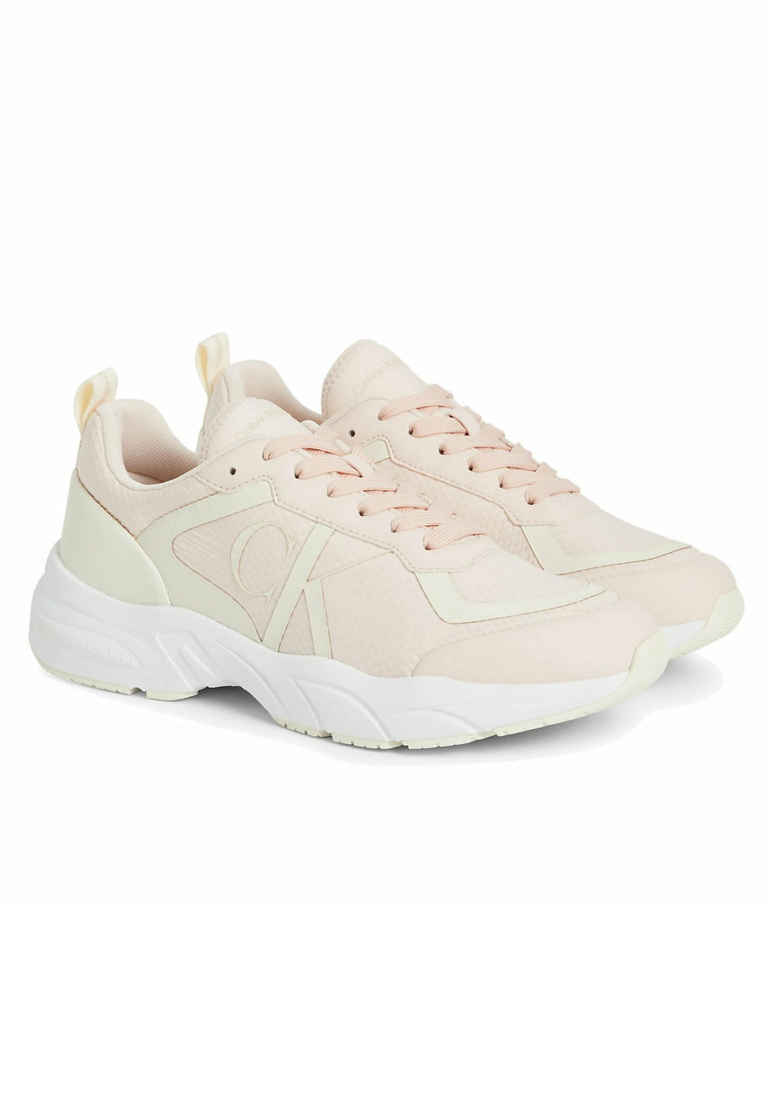 Calvin Klein Jeans Recycled Mesh - Sneakers Laag - Peach Blush/Creamy White - Afbeelding 2
