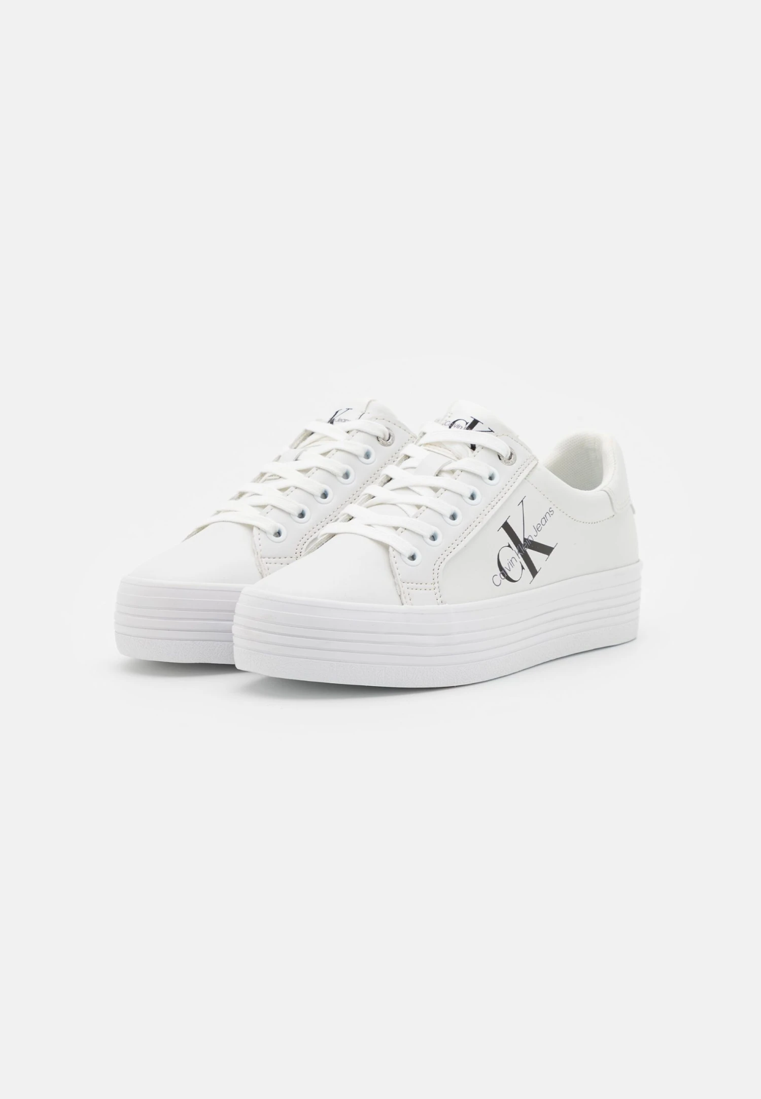 Calvin Klein Jeans Vulc Flatform Laceup - Sneakers Laag - Bright White - Afbeelding 3