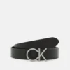 Calvin Klein Lock Logo Belt - Riem - Black